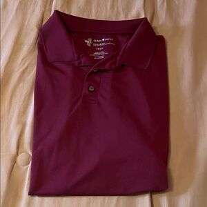 Men's Burgundy Polo Shirt
